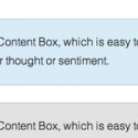 Permalink to WordPress Theme Building: Adding Coloured Content Boxes content-box